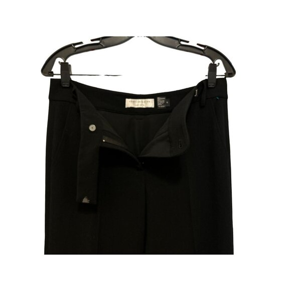 Charles Nolan Wide Leg Black Pants Trousers Back Pockets Size 6 - Picture 10 of 10
